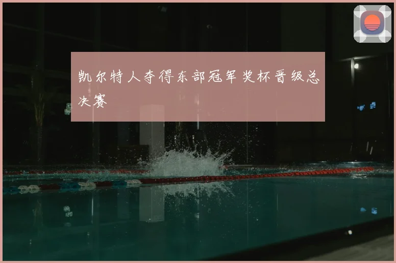 凯尔特人夺得东部冠军奖杯晋级总决赛