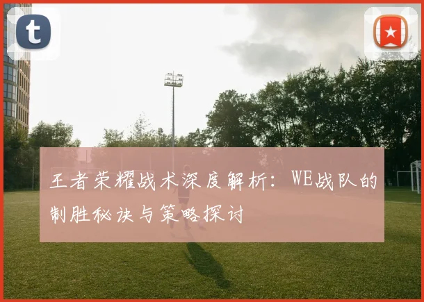 王者荣耀战术深度解析:WE战队的制胜秘诀与策略探讨
