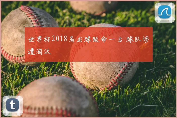世界杯2018乌龙球致命一击 球队惨遭淘汰